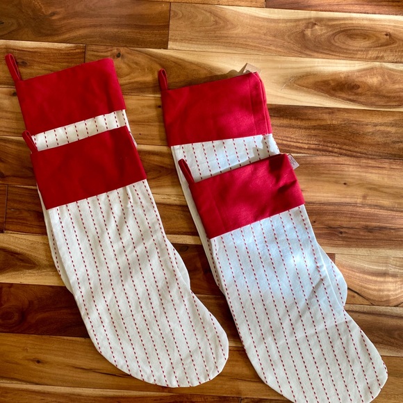 Park Designs Peppermint STOCKING x 4 NWT Christmas Holiday Stockings - Picture 3 of 8